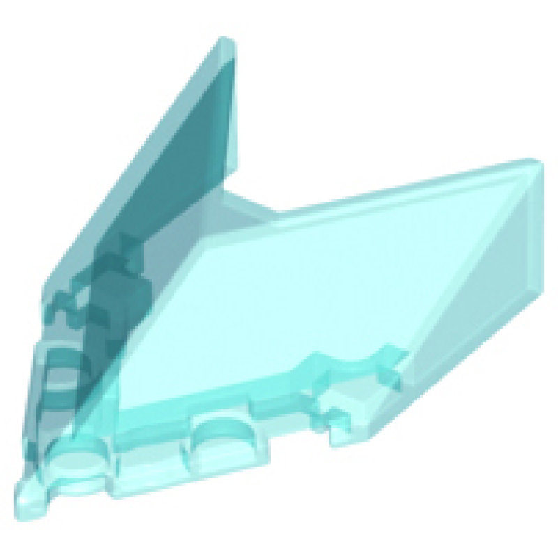 Raam / Voorruit / Ruit 6x4x1 1/3 punt Trans Light Blue